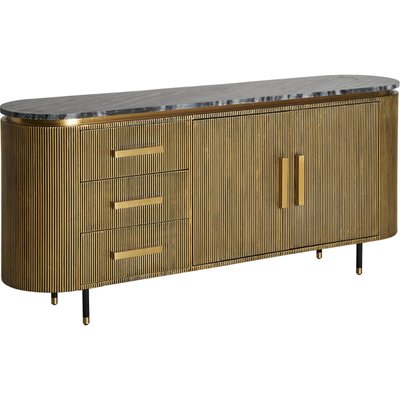 Buffet en marbre et fer, Valbruna vintage RECOLLECTION