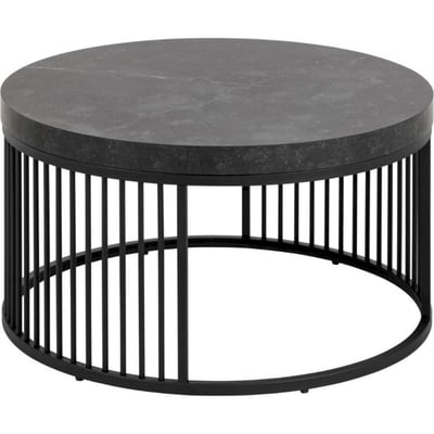 Table basse ronde effet marbre COWELLE RECOLLECTION