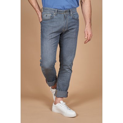 Jean regular tapered stretch fin texturé MCS