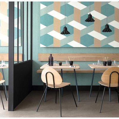 Tapisserie murale trame HEXOA