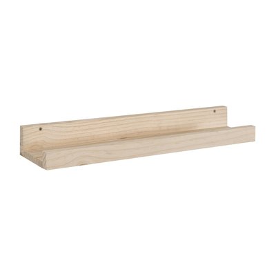 Etagère murale en pin massif - L60 x H7 cm CALICOSY