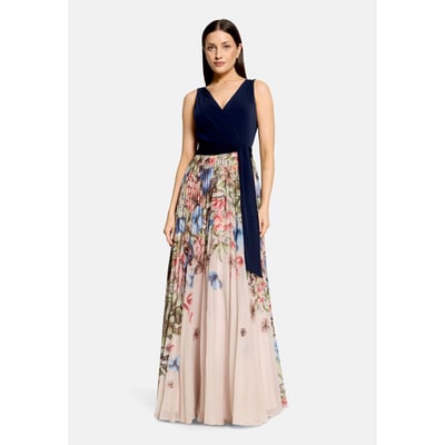Robe de soirée à plis VERA MONT