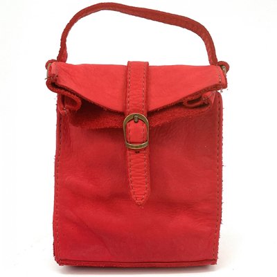 Mini-sac pochette bandoulière cuir vintage italien OHM OH MY BAG