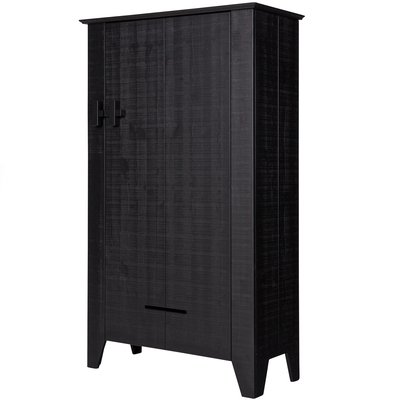 Armoire 1 porte basse en pin GIJS WOOOD