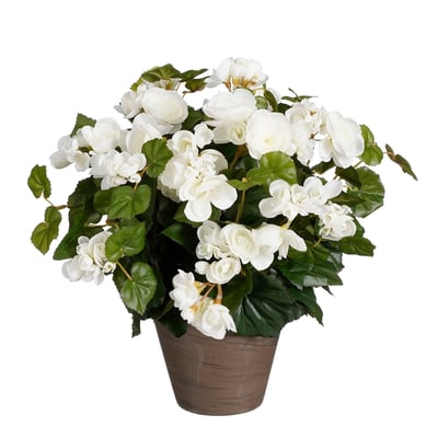 Plante artificielle BEGONIA MICA DECORATIONS
