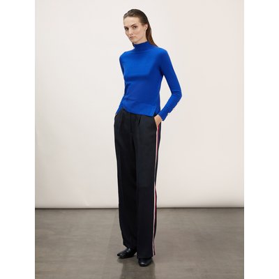 Pull-over en tricot de laine mélangée teinte unie MOTIVI