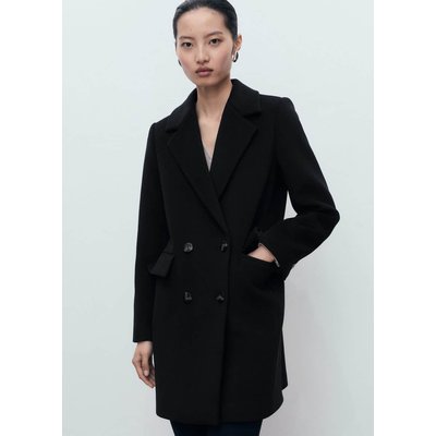 Manteau en laine à double boutonnage MANGO