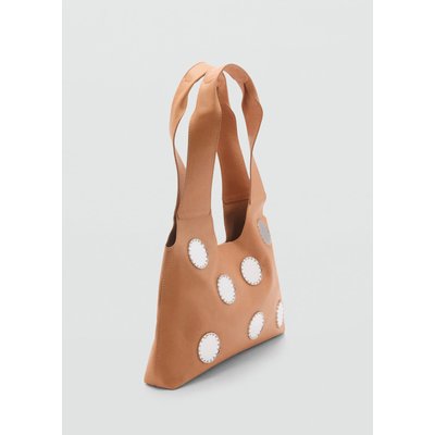 Sac porté épaule cuir miroirs MANGO