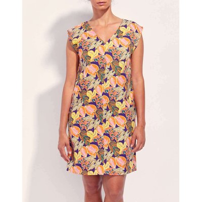 Robe imprimée coton lin YANI LA FIANCÉE