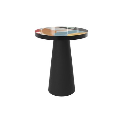Table d'appoint ronde en métal et D40,5 cm - CHEYENNE RENDEZ-VOUS DÉCO