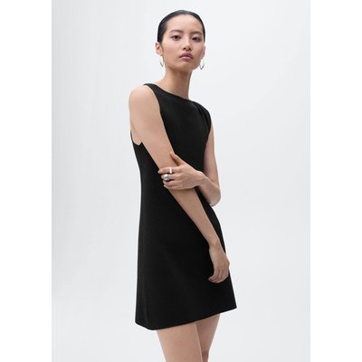Robe maille bretelles asymétriques MANGO