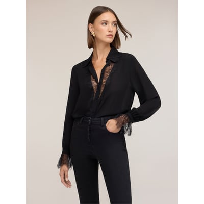 Chemise avec inserts en dentelle MOTIVI