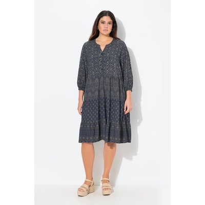 Robe avec col tunisien et manches 3/4 ULLA POPKEN