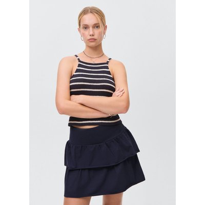 Mini jupe short à volants MANGO TEEN