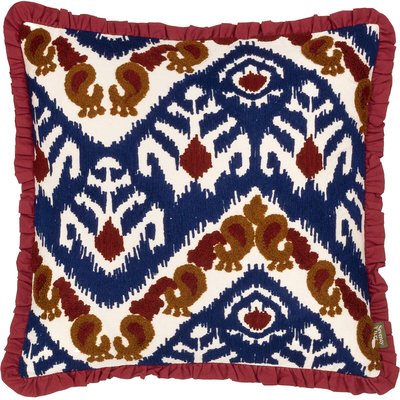 Henderson Embroidered Cotton Filled Cushion PAOLETTI