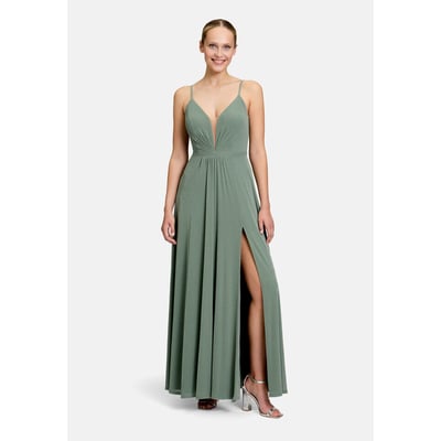 Robe de soirée à fils de fil textile VERA MONT
