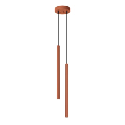 Suspension Acier Ocre Rouge G9 2 Pastelo EDEN