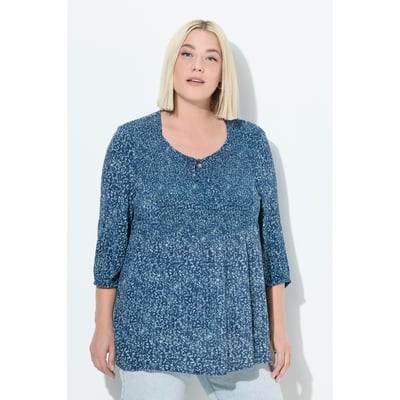 Blouse smockée à pois ULLA POPKEN