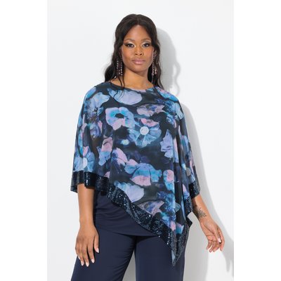 Blouse avec voile en mousseline ULLA POPKEN