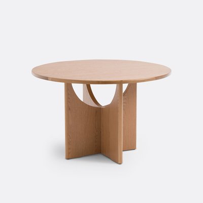 Table à manger ronde 4/6 couverts chêne, Minimal LA REDOUTE INTERIEURS