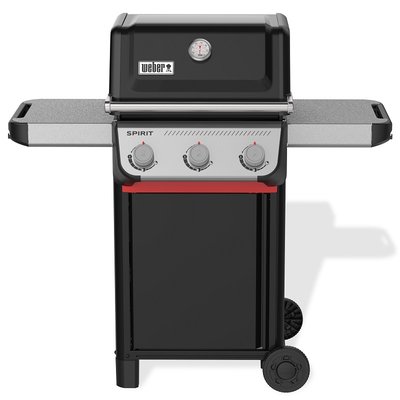 Barbecue gaz Spirit E-310 black 3 brûleurs sur chariot 52x45 cm WEBER