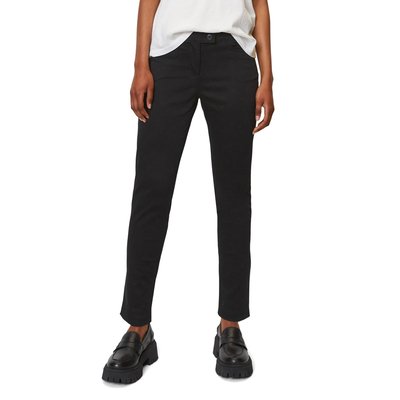 Pantalon modèle Laxå slim en tissu stretch lisse et satiné MARC O'POLO