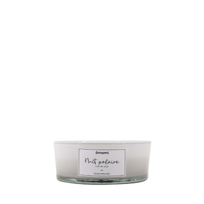 Bougie parfumée en cire de soja 4 mèches "Nuit polaire" 380gr ORNAMI
