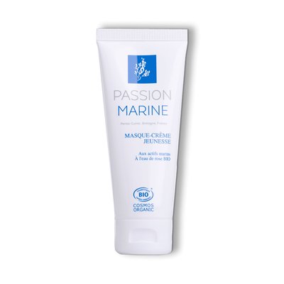 Masque jeunesse anti-âge aux actifs marins et à l'eau de rose PASSION MARINE