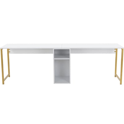 Bureau double avec rangement central - ORSA HOMIFAB