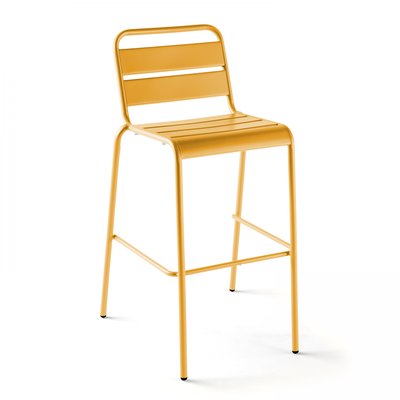 Chaise haute de jardin en métal, PALAVAS OVIALA
