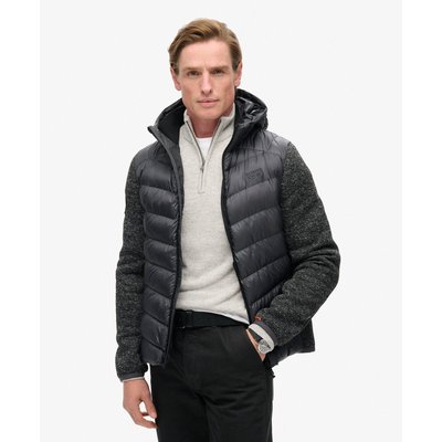 Veste bi-matière à capuche SUPERDRY