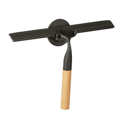 Raclette de douche acier et bambou BAMBUSA WENKO