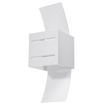 Applique Aluminium Blanc G9 1 Loreto EDEN