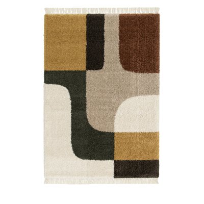 Tapis vintage à motif géométrique- LOMA DRAWER