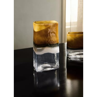 Vase en cristal 100 % semi-transparent MANGO HOME