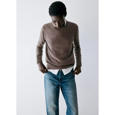 Pull-over 100 % cachemire col rond MANGO