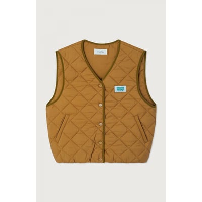 Veste sans manches, courte, boutonnée, YUPIBAM AMERICAN VINTAGE