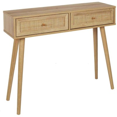 Console en bois et rotin Bali CMP