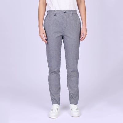 Pantalon chino rayé MISE AU GREEN