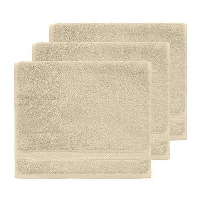 Lot de 3 serviettes invité 550 g/m² LUXURY SENSEI MAISON