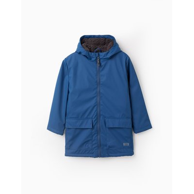 Parka Longue en Caoutchouc avec Capuche ZIPPY