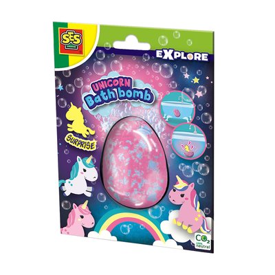 Brinquedo "Bomba de banho surpresa Unicórnio", SES SES