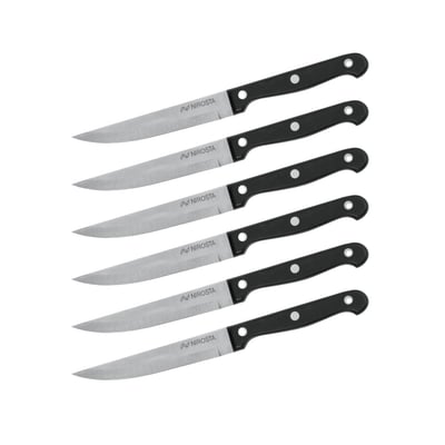 Lot de 6 couteaux à steak MEGA NIROSTA