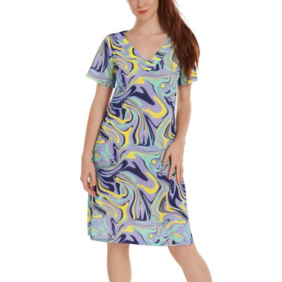 Robe estivale manches courtes Palma LISCA