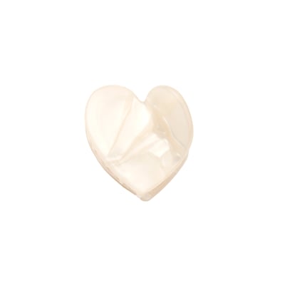 Mini pince à cheveux CŒUR BLANC COUCOU SUZETTE