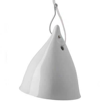 Lampe Cornette Suspendue Porcelaine TSE ET TSE ASSOCIÉES