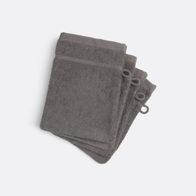 Lot 4 gants de toilette éponge bouclette, Zavara LA REDOUTE INTERIEURS