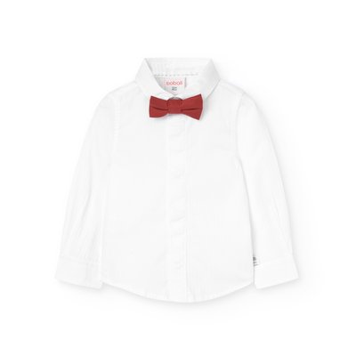 Chemise avec nœud papillon et manches longues BOBOLI