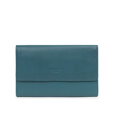 Compagnon de voyage  2 volets  Stop RFID  Cuir SAUVAGE HEXAGONA