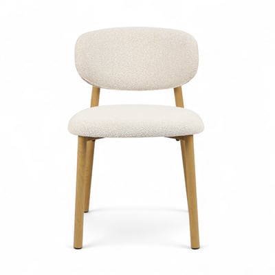 Chaise repas tissu écru ZAGO